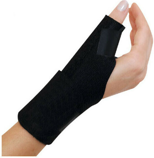 Johns Elastic Forearm with Thumb & Strap in Black Color 120217