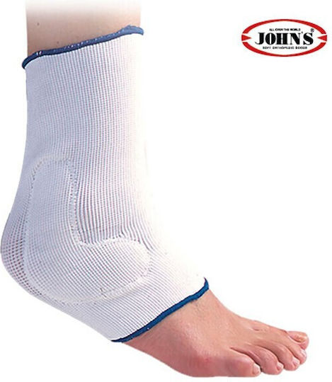 Johns 12470 Knöchelbandage mit Silikoneinsätzen in Weiß Farbe