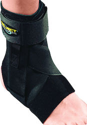 Ortholand Black Block Object Elastic Ankle Brace with Straps Black