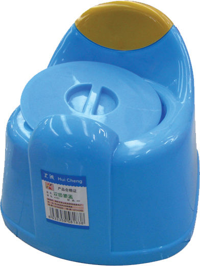 Classic Potty with Lid Blue