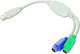Cablexpert CABLEXPERT UAPS12 Converter USB-A male to PS/2 female White 1pcs
