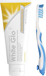 White Glo Smokers Formula Toothpaste for Whitening & Toothbrush 150ml