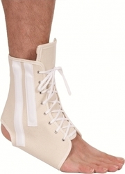 Adco 05406 Ankle Brace with Straps Beige