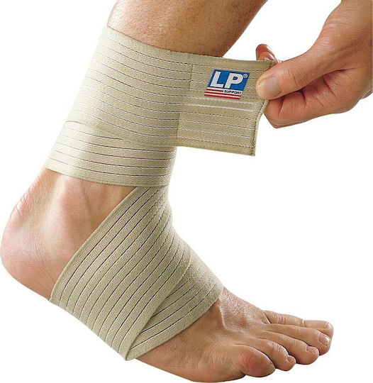 Ortholand FT/686 Elastisch Knöchelbandage mit Riemen in Beige Farbe