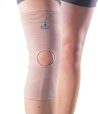 Oppo 2021 Elastic Knee Brace with Hole Beige