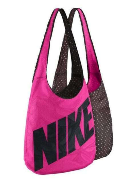 Nike Graphic Reversible Tote Women's Shopper Shoulder Bag Fuchsia