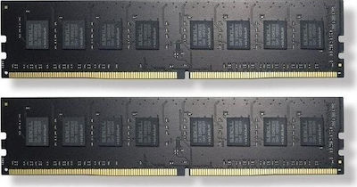 G.Skill Value 16GB DDR4 RAM με 2 Modules (2x8GB) και Ταχύτητα 2400 για Desktop