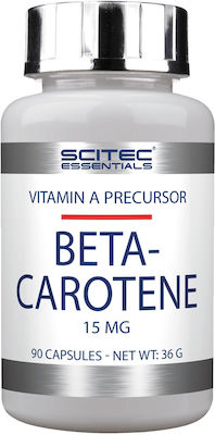 Scitec Nutrition Beta Carotene Vitamin für die Haare, die Haut & Antioxidans 90 Mützen