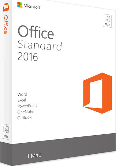 Microsoft Office Home & Business 2016 Αγγλικά συμβατό με Mac σε Ηλεκτρονική άδεια