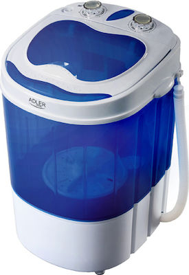 Adler Mini Washing Machine 3kg Blue AD 8051