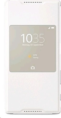 Sony Buchen Sie Synthetisches Leder Weiß (Xperia Z5)