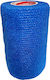 Medicin Elastic Cohesive Bandage 10cm x 4.5m Blue