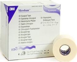 3M Microfoam First Aid Tapes 7.5cm x 5m 4 Pieces