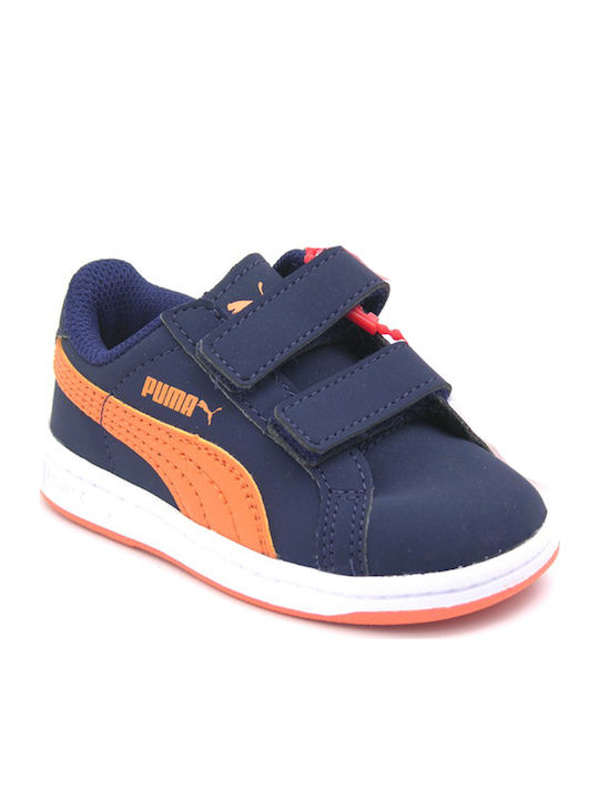 Puma Kinder-Sneaker Smash Marineblau