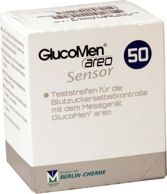 Menarini Glucomen Sensor Areo Blutzuckerteststreifen 50Stück