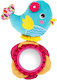 Bright Starts Pendant Toy for Car with Mirror Tweet Reflection In Pink