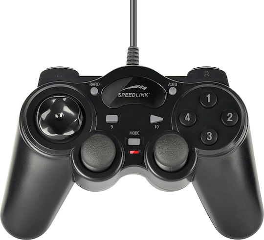 SpeedLink Thunderstrike Verkabelt Gamepad für PC Schwarz