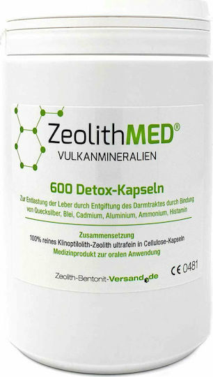Zeolith-Bentonit-Versand Med Detox 600 κάψουλες