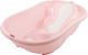 OK Baby Baby Bath Onda 4 with Thermometer Pink