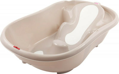 OK Baby Baby Bath Onda 4 with Thermometer Beige