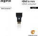 Approx APPC18 Μετατροπέας mini HDMI male σε HDMI female