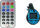 FM Car Transmitter with AUX Blue/Black
