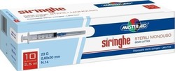 Master Aid Σύριγγες 10ml 10τμχ