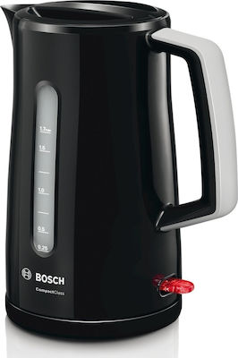 Bosch Βραστήρας 1.7lt 2400W Μαύρος