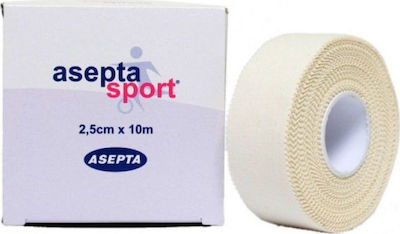 Asepta Aseptasport Αυτοκόλλητη Αθλητική Ταινία 2.5cm x 10m