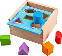 Big Jigs Shape Sorting Toy First Posting Box made of Wood for 12++ Months