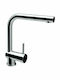 Teorema Minimal Küchenarmatur Zähler mit Dusche Silber