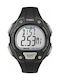 Timex Digital Uhr Chronograph Batterie mit Schwarz Kautschukarmband TW5K86500