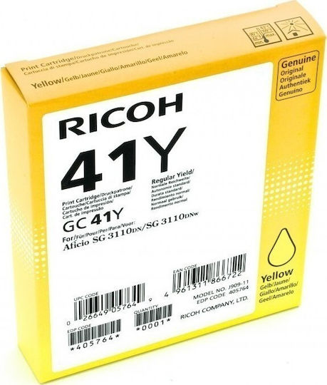 Ricoh GC41Y Original InkJet Printer Ink Yellow (405764)