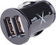 Natec Autoladegerät Schwarz Gesamtleistung 2A mit Anschlüssen: 2xUSB