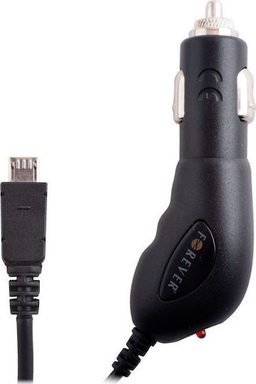 Forever Car Charger Micro USB 1A HQ for Car Cell Phone Charger with Micro-USB Cable