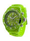 Oozoo Watch Battery with Green Rubber Strap C4835