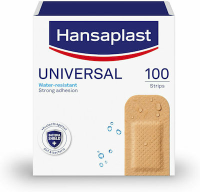 Hansaplast Αδιάβροχα Αυτοκόλλητα Επιθέματα Universal 72x30mm 100τμχ