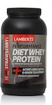 Lamberts Performance Diet Whey Protein Πρωτεΐνη Ορού Γάλακτος με Γεύση Φράουλα 1kg