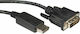 Roline Cablu DVI-D de sex masculin - DisplayPort de sex masculin 2m Negru (11.04.5610)