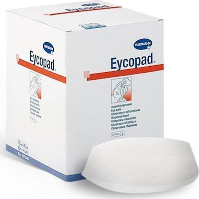 Hartmann Eycopad 56mm X 70mm Eye Patches White 70x56mm 5pcs