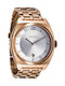 Nixon Watch Battery with Pink Gold Metal Bracelet A325-1044