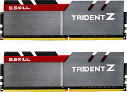 G.Skill Trident Z 16GB DDR4 RAM με 2 Modules (2x8GB) και Ταχύτητα 3200 για Desktop