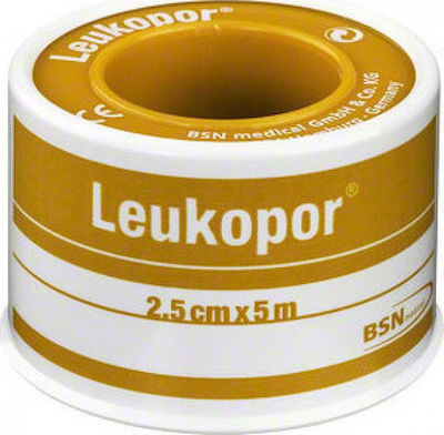 BSN Medical Leukopor First Aid Tape 2.5cm x 5m