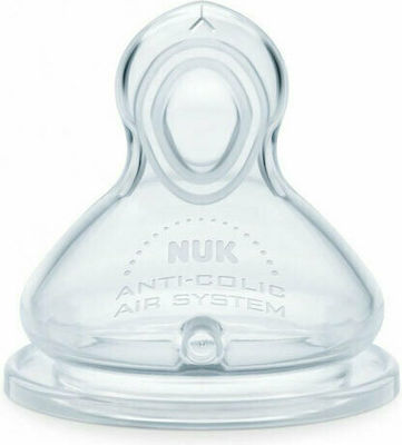 Nuk First Choice+ Nipple of Silicone Medium Flow for 0+ months 1τμχ