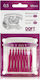 Doft Travel Interdental Brushes 0.5mm Purple 5pcs