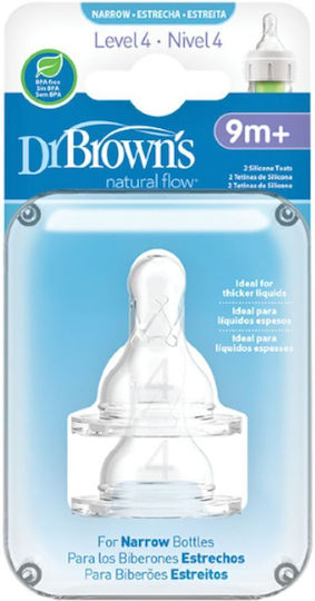 Dr. Brown's Natural Flow Options Level 4 Babyflaschensauger für 9+ Monate 2cm