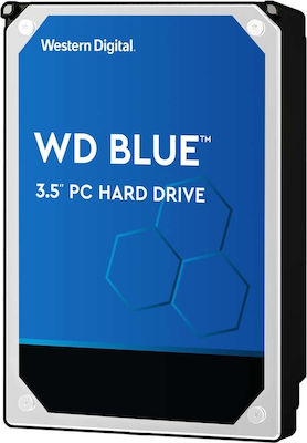 Western Digital Blue 6TB HDD Hard Disk 3.5" SATA III 5400rpm cu 64MB Cache pentru Desktop WD60EZRZ