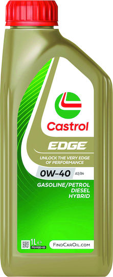 Castrol Edge Titanium FST Συνθετικό Λάδι Αυτοκινήτου 0W-40 1lt