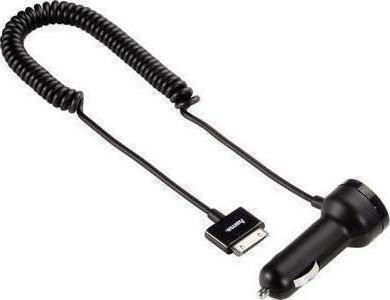 HAMA Car Charger For Apple iPhone 4/4S Зарядно за кола Черен Цвят