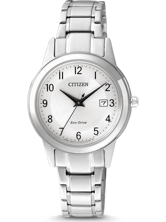 Citizen Γυναικείο Ρολόι 29mm Μπαταρίας με Ασημί...